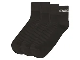 SKECHERS Unisex Kurzsocken 3er Pack