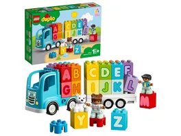 LEGO DUPLO 10915 Mein Erster ABC Lastwagen Lernspielzeug ab 1 5 Jahren