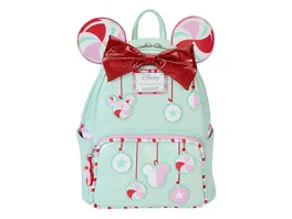 Loungefly Disney by Loungefly Rucksack Mini Minnie Holiday Peppermint Ornaments