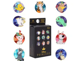 Loungefly Disney Princess Animal Stained Glass Blind Box Pin