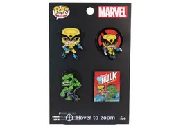 Loungefly Pin Marvel Funko Pop Pin 4 Pack Marvel Wolverine 50Th Aniv