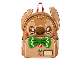 Loungefly Lilo Stitch by Loungefly Mini Rucksack Gingerbread Heart Stitch Cosplay