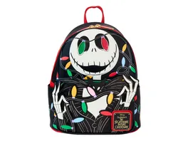 Loungefly Nightmare before Christmas by Loungefly Mini Rucksack Jack Light Up