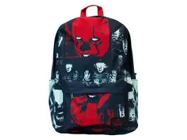 Loungefly IT I Heart Horror It Pennywise Glow Nylon Full Size Backpack