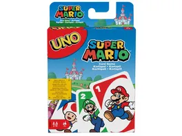 Mattel Games UNO Super Mario Kartenspiel Gesellschaftsspiel Familienspiel