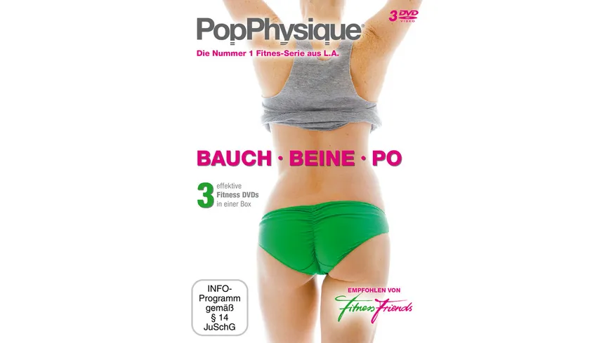 Fitness Friends - Pop Physique - Bauch Beine Po  [3 DVDs]