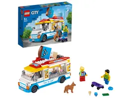 LEGO City Great Vehicles 60253 Eiswagen kreatives Spielzeug ab 5 Jahren