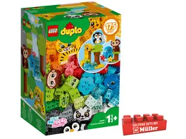 LEGO DUPLO 10934 Bausteine Grosser Tierpass Lernspielzeug ab 1 5 Jahren