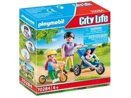 PLAYMOBIL 70284 City Life Mama mit Kindern