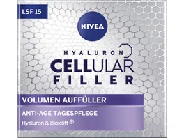 NIVEA Hyaluron Cellular Filler Volume Aufpolsternde Tagespflege LF15 50ml