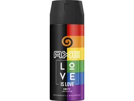 Axe Bodyspray Unite Love is Love ohne Aluminiumsalze 150 ml Dose