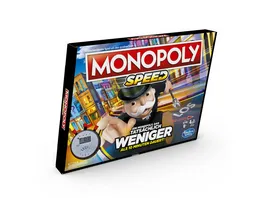 Hasbro Gaming Monopoly Speed Monopoly in weniger als 10 Minuten