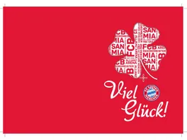 FC BAYERN MUeNCHEN SMU Glueckwunschkarte Viel Glueck