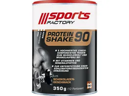 SPORTS FACTORY Proteinshake 90 Schoko