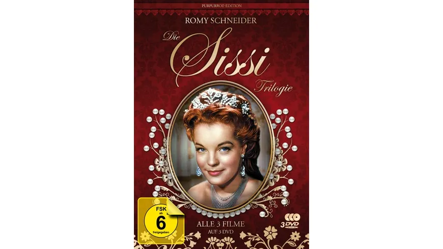 Sissi 1-3  [3 DVDs] - Purpurrot Edition