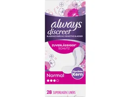 Always Discreet DISCREET Inkontinenz Slipeinlage Normal 28ST