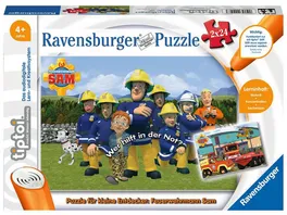 Ravensburger tiptoi Puzzle fuer kleine Entdecker Feuerwehrmann Sam