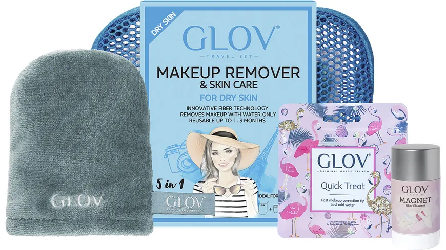 GLOV TRAVEL SET Makeup Remover & Skin Care