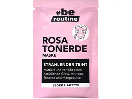be routine Rosa Tonerde Maske