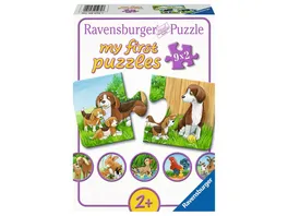 Ravensburger Puzzle Tierfamilien auf dem Bauernhof 9 x 2 Teile