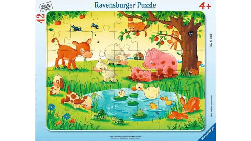 Ravensburger Puzzle - Kleine Tierfreunde, 42 Teile