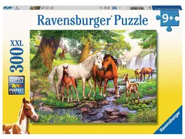 Ravensburger Puzzle Wildpferde am Fluss 300 XXL Teile