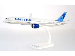 Herpa 612548 Snap Fit 1 200 United Airlines Boeing 787 9 Dreamliner new colors
