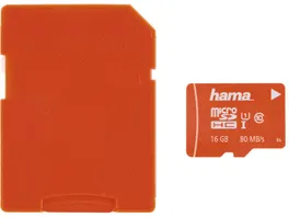 Hama 80MB s Adapter Rot Schmale Verpackung