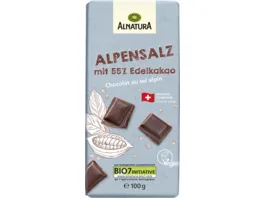 Alnatura Alpensalz Schokolade 100G