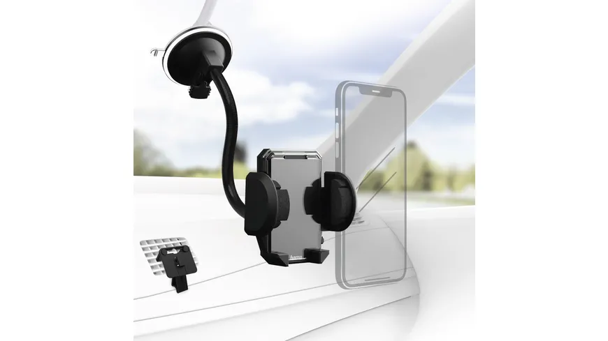 Auto Handyhalterung + Smartphone KFZ Ladekabel, Universal Halter Halterung