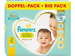 Pampers PREMIUM PROTECTION NEW BABY Windeln Gr 2 Mini 4 8kg Doppelpack 80ST