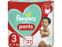 Pampers BABY DRY PANTS Windeln Gr 3 Midi 6 11kg Einzelpack 37ST