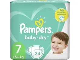 Pampers BABY DRY Windeln Gr 7 Extra Large 15 kg Einzelpack 24ST