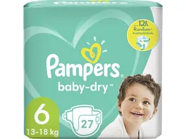 Pampers BABY DRY Windeln Gr 6 Extra Large 13 18kg Einzelpack 27ST