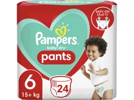 Pampers BABY DRY PANTS Windeln Gr 6 Extra Large 15 kg Einzelpack 24ST