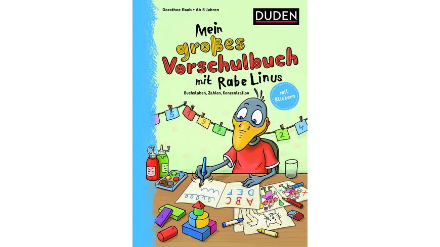 Mein großes Vorschulbuch mit Rabe Linus