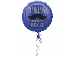 Amscan Standard Papa du bist der Beste Folienballon S40 43 cm