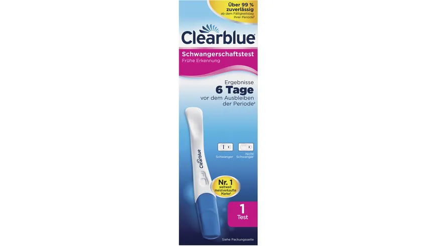 Clearblue Schwangerschaftstest Ultra Frühtest – 1er