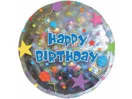 Amscan Folienballon KONFETTI Happy Birthday S55
