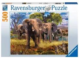 Ravensburger Puzzle Elefantenfamilie 500 Teile