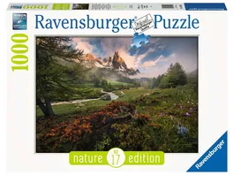 Ravensburger Puzzle Malerische Stimmung im Vallee de la Claree Franzoesischen Alpen 1000 Teile