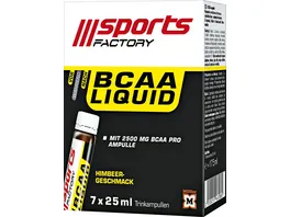 SPORTS FACTORY BCAA Liquid Ampullen