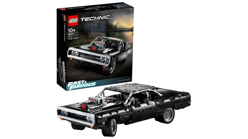 LEGO Technic 42111 Dom's Dodge Charger, Fast and Furious Modellauto