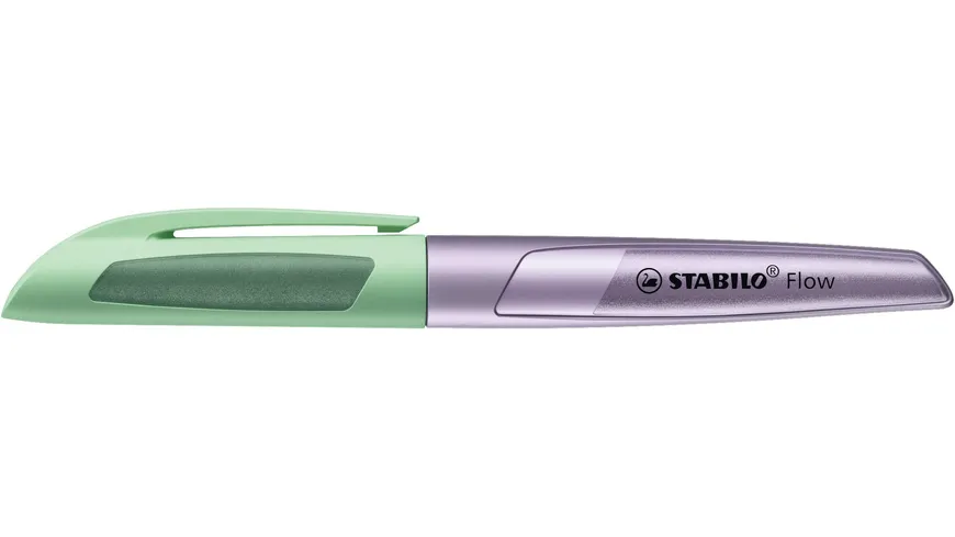 STABILO® Füller - STABILO Flow COSMETIC in metallic lila/grün - Einzelstift - inklusive Patrone