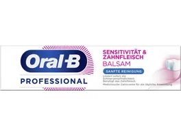 Oral B Professional Zahnpasta Sensitivitaet und Zahnfleischbalsam Sanfte Reinigung 75ml