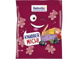 Bebivita Knabberprodukte Knabber mich Getreide Baerchen mit Superfruechten 30g