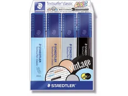 STAEDTLER Textmarker Textsurfer classic colors 4er Etui