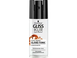 Gliss Kur Total Repair Glanz Tonic Haarkur fuer brillanten Glanz und fuehlbar geschmeidigeres Haar