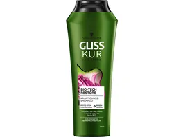 Gliss Kur Bio Tech Restore Shampoo fuer beanspruchtes Haar
