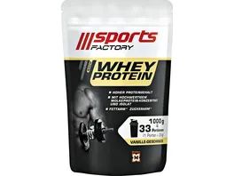 SPORTS FACTORY Whey Protein Vanille
